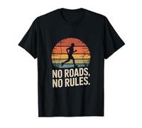 No Roads No Rules Outdoor Enthusiast Running T-Shirt