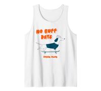 No Ruff Days Dachshund Skateboard Dog Weiner Dog Doxie Tank Top