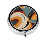 No Rule Model This Small, Round, Three-Compartment Travel Pill Box is Perfect for Storing Daily medications, Vitamins, and on-The-go.