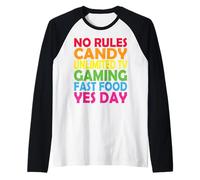 No Rules, Candy Unlimited TV Yes-Day for Daddys Little Girl Raglan Baseball Tee