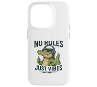 No Rules Just Vibes Alligator Case for iPhone 14 Pro