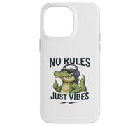 No Rules Just Vibes Alligator Case for iPhone 14 Pro Max