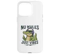 No Rules Just Vibes Alligator Case for iPhone 15 Pro Max