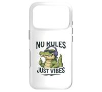 No Rules Just Vibes Alligator Case for iPhone 17 Pro