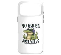 No Rules Just Vibes Alligator Case for iPhone 17 Pro Max
