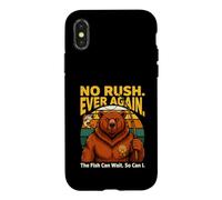 No Rush Ever Again The Fish Can Wait So Can I Case for iPhone X/XS