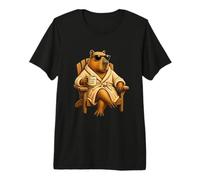 No Rush Positive Vibes Capybara Relax Mood Premium T-Shirt