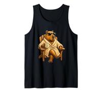 No Rush Positive Vibes Capybara Relax Mood Tank Top