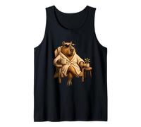 No Rush Positive Vibes Capybara Relax Mood Tank Top