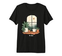 No Rush Simple Living Anti Hustle Window Plants Premium T-Shirt