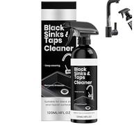 No Scratch Black Sink Tap Cleaner, Hard Water Limescale Remover, Safe for blacks taps, suitable various sinks surfaces Bathroom Sinks Faucets Ceramic Tiles (1 PCS)