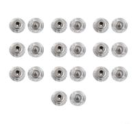 No-Sew Snap Fasteners 10 Pairs Easy Install Plastic