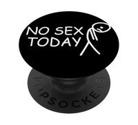 No Sex Today Funny Disappointed Face Joke Adult Meme Joke PopSockets Adhesive PopGrip