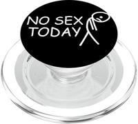 No Sex Today Funny Disappointed Face Joke Adult Meme Joke PopSockets PopGrip for MagSafe