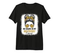 no Shame in My Recovery Game Sobriety Anniversary AA NA Premium T-Shirt
