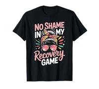 No Shame in My Recovery Game Sobriety Mental Health T-Shirt