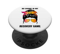 No Shame In My Recovery Game Sobriety Soberversary AA NA PopSockets Adhesive PopGrip