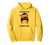 No Shame In My Recovery Game Sobriety Soberversary AA NA Pullover Hoodie