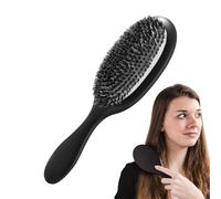 No Shampoo Hair Brush,Anti-Frizz With Tipless Bristles | Gentle Scalp Care Comb For Smooth, Shiny Hairs | Suitable For Men, Women | Ideal For Daily Use, Waterless Haircare Routines