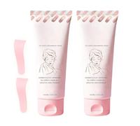 No Shave Hair Removal Cream, Fast and Gentle, Moisturizes and Nurtures Skin, Leaving it Soft and Protected after Hair Removal, Suitable for Sensitive Skin (2PCS)