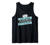 No, She's Not Imaginary Funny Nurse's Husband Tank Top