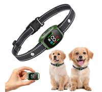 No Shock Anti-Bark Dog Collar - Waterproof Rechargeable Dog Control Bark Collar, with Humane Beep and Vibration Settings, with 3 Modes 5 Sensitivities, Anti Barking Device for Dogs,Green