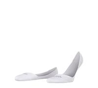 FALKE Men's Cool 24/7 M In Cotton No-Show Plain Liner Socks 1 Pair, White 2000, 7-8