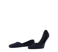 FALKE Men's Invisible Step Medium Cut Box M In Cotton No-Show Plain 1 Pair Liner Socks, Blue Dark Navy 6375, 11.5-12.5