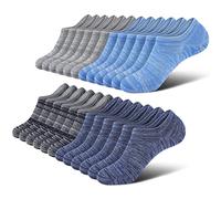 No Show Socks Men Socks 8 Pairs 12 Pairs Low Cut Ankle Sock, Men Short Socks Casual Cotton Socks Size 6-13-Mix of Colors-008（12 Pairs/24 Pieces）-L:US Shoes Size 11-13
