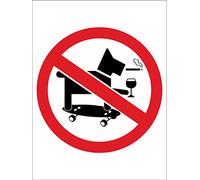 No Skateboarding Smoking Drinking Dog Sign Metal Tin Sign 8x12 Inches Caution Danger Safety Security Warning Notice Signs