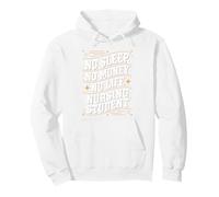 No Sleep No Money No Life Funny Nursing Student Pullover Hoodie