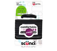 No Slip Elastic Hair Bands, Black by Scunci
