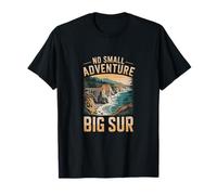 No Small Adventure Big Sur Nature Hiking Outdoor T-Shirt