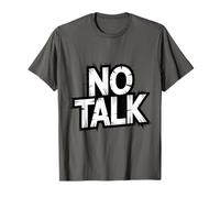 No Small Talk Zone - Funny Introvert Quote T-Shirt