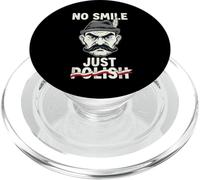 No Smile Just Polish Cultural Humor Design PopSockets PopGrip for MagSafe