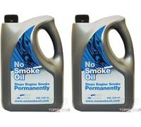 No Smoking Engine Oil - Stops Engine Smoking Permanently SAE 10W-40 Zero Carbon 2PACK