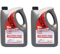 No Smoking Engine Oil - Stops Engine Smoking Permanently SAE 5W-30 Zero Carbon 2PACK
