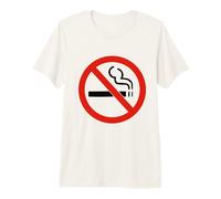 No Smoking Symbol, Warning Sign Premium T-Shirt