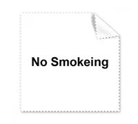 No Smoking Warning Symbol Pattern Glasses Cloth Cleaning Cloth Phone Screen Cleaner 5pcs Gift