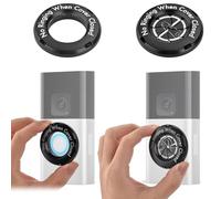 No Soliciting for Ring Doorbell Only, No Ringing Sign for Front House | Stick to Cover The Door bell Button to Finish Installation| Spin or Close the Cover to Operate