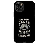 No Son Canas Sabiduria Spanish Grey Hair Mustache Case for iPhone 11 Pro