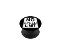 NO SPEED LIMIT TRAFFIC HIGHWAY ROAD SIGN PopSockets Adhesive PopGrip