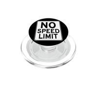 NO SPEED LIMIT TRAFFIC HIGHWAY ROAD SIGN PopSockets PopGrip for MagSafe