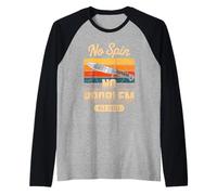 No Spin No Problem All Skill Knife Throwing Raglan Baseball Tee