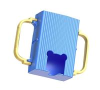 No-squeeze bag, adjustable and foldable without squeezing handle - Multi-purpose milk box, juice bag holder, self-feeding, spill-proof cup holder