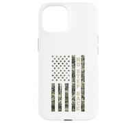 No Step Back Distressed USA American Flag Camo Aesthetic Case for iPhone 15