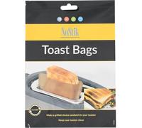 No Stik Toast Bags, Brown, one Size