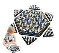 No Stress Chess for Kids | Educational Fun Table Puzzle,Triangle Strategy Game - for Adults Kids Family Night Travel Player Christmas Beginners