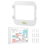 No-Stud, No-Drill Metal Wall Mount for Skylight Calendar Max 27", No-Drill Installation for Drywall, Matte White, Portrait/Landscape, Anti-Scratch Silicone Pads, Accessories for Skylight Calendar