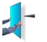 No Stud TV Wall Mount, 32-75 inch TVs Drywall Studless Bracket, No Damage, No Drill, Non Screws, 1 Minutes Easy Install TV Hanger fits VESA 100x100 to 600x400, Include Hardware Levels